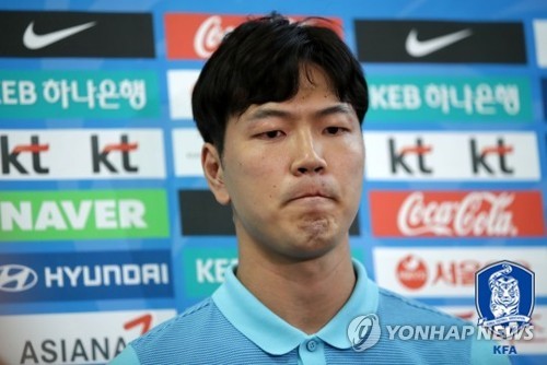 울먹거리는 김영권