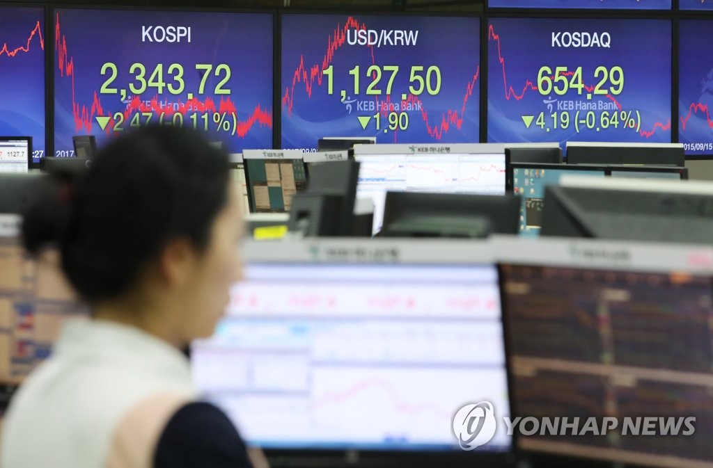 코스피 하락