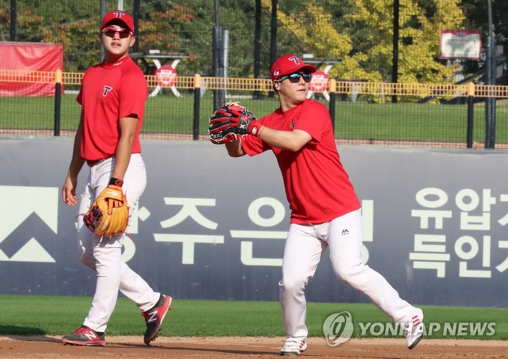김선빈, 한국시리즈 담금질