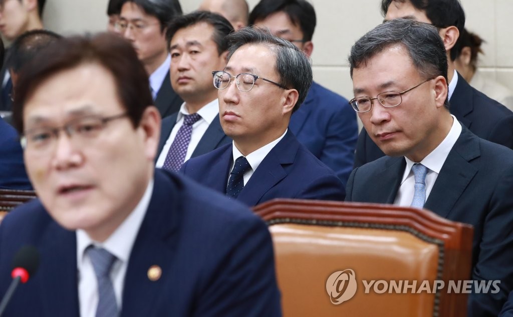 금융위 국감 자리한 인터넷 전문은행 대표