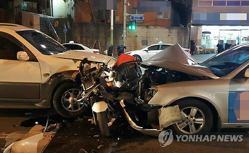 오토바이 사고
