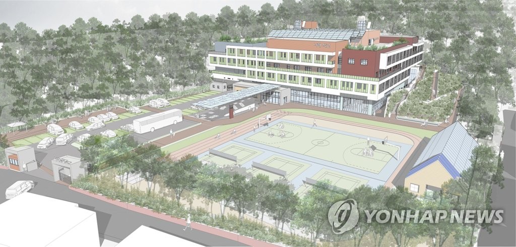 장애인특수학교 나래학교 조감도