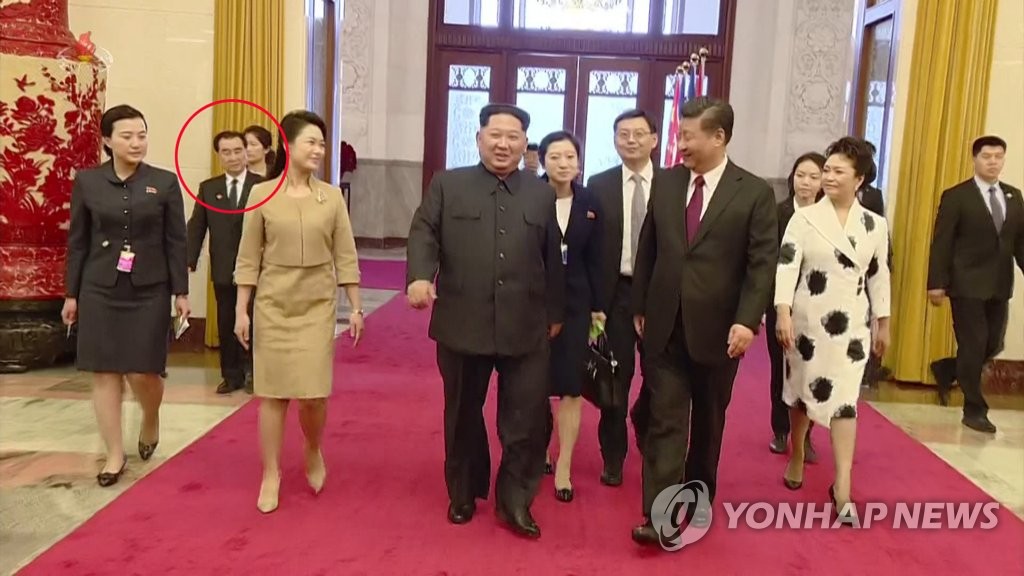 김정은 중국 방문에 동행한 김창선