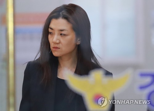 경찰서 나서는 조현민