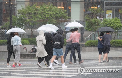 중부지방 기습폭우