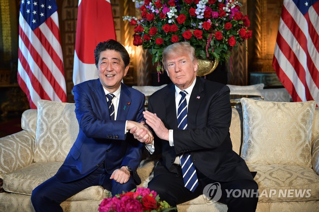 트럼프-아베, 1달여만에 또 만난다…"북핵 완전한 해체"