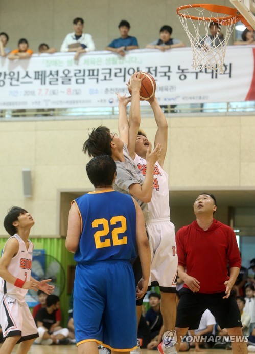 발달장애인들의 뛰어난 농구 실력