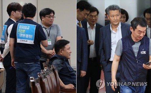 평행선 달리는 사용자와 근로자위원