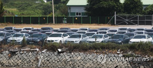 BMW 리콜 대상 차량들