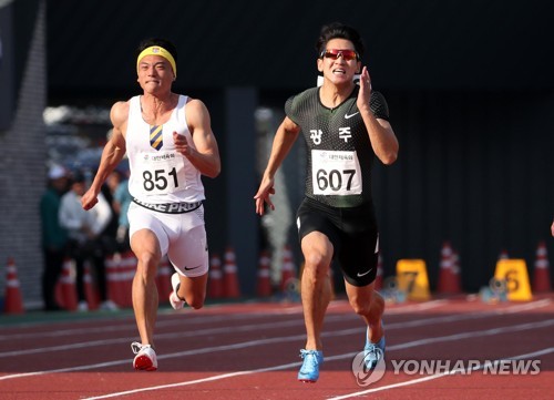 질주하는 김국영