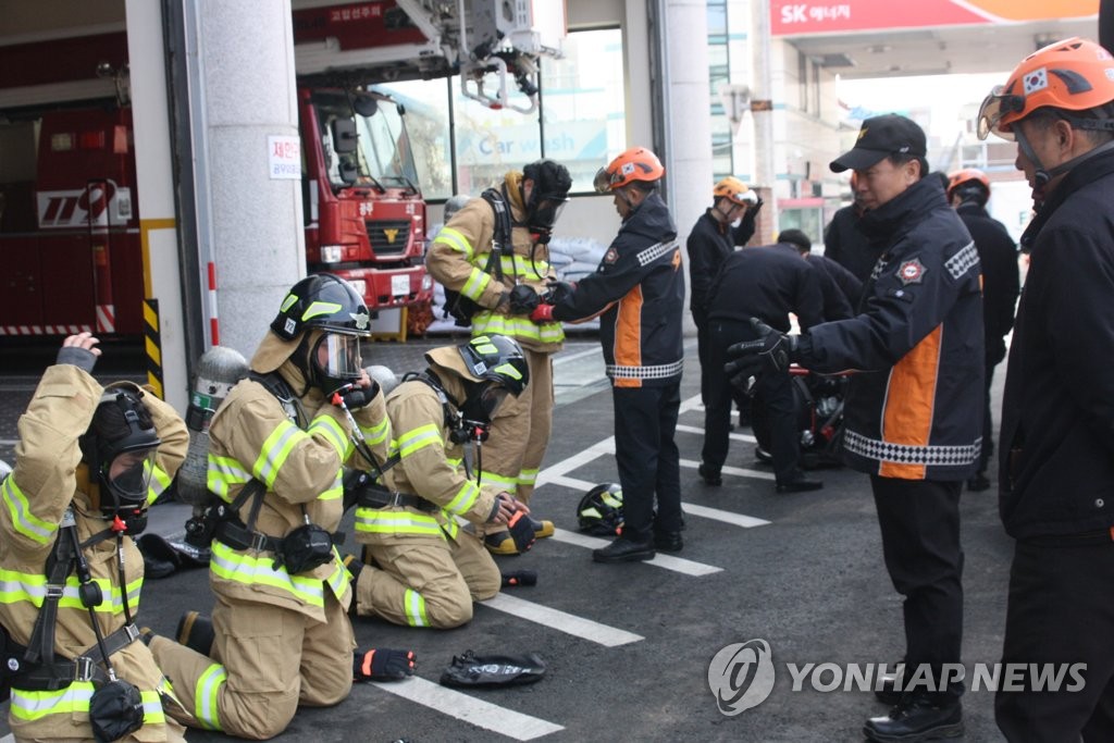 광주 북부소방서, 새내기 소방관 현장 실습