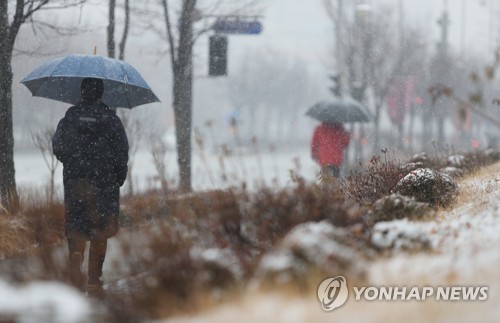 눈 내리는 출근길