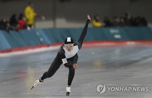 동계체전 스피드스케이팅 500m 출전한 노선영