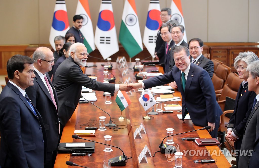 S. Korea-India summit S. Korea-India summit
