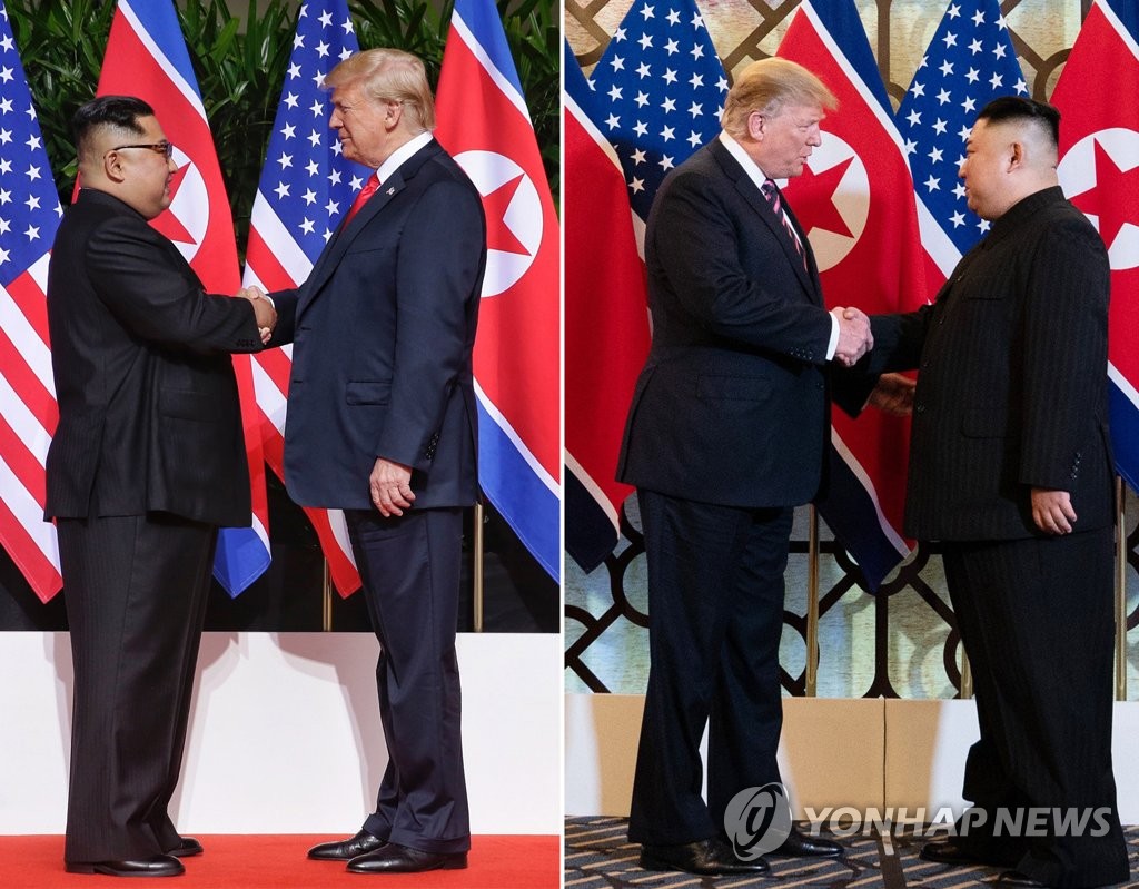 북미 정상 8개월 만에 재회