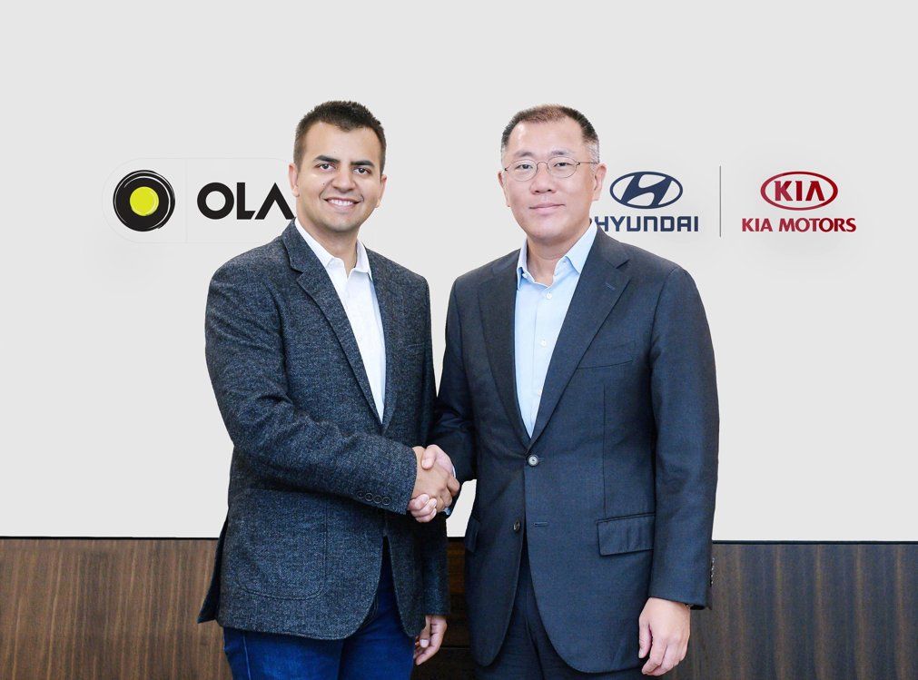 Hyundai's investment in Indian ride-hailing group Hyundai's investment in Indian ride-hailing group