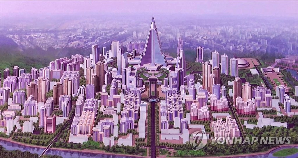 Plan de desarrollo del hotel Ryugyong Plan de desarrollo del hotel Ryugyong