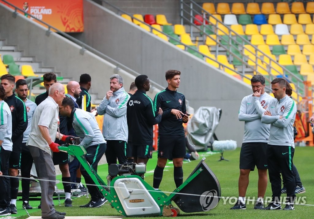 경기장 찾은 U-20 조별리그 첫 상대 포르투갈