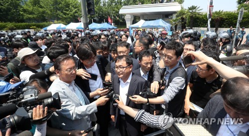 현대중공업 현장실사단 오후에도 철수