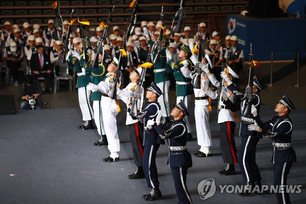 6.25 전쟁 69주년, 의장대 의장 시범