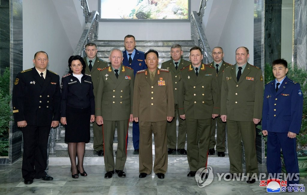 북한 인민무력상, 방북 러시아 국방차관 면담