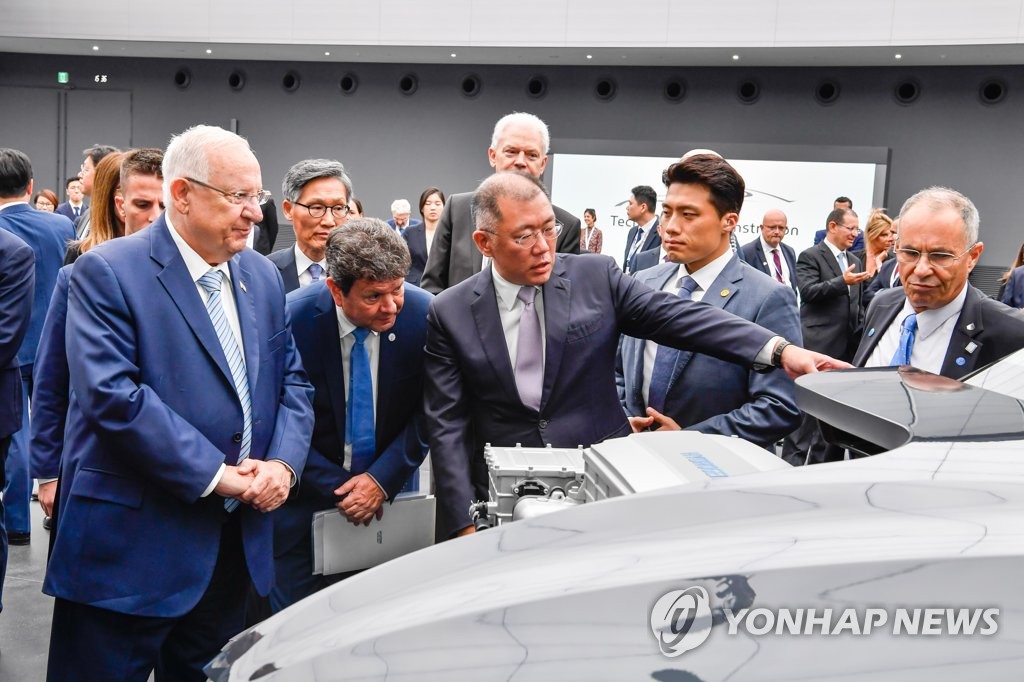 El presidente israelí visita Hyundai Motor El presidente israelí visita Hyundai Motor
