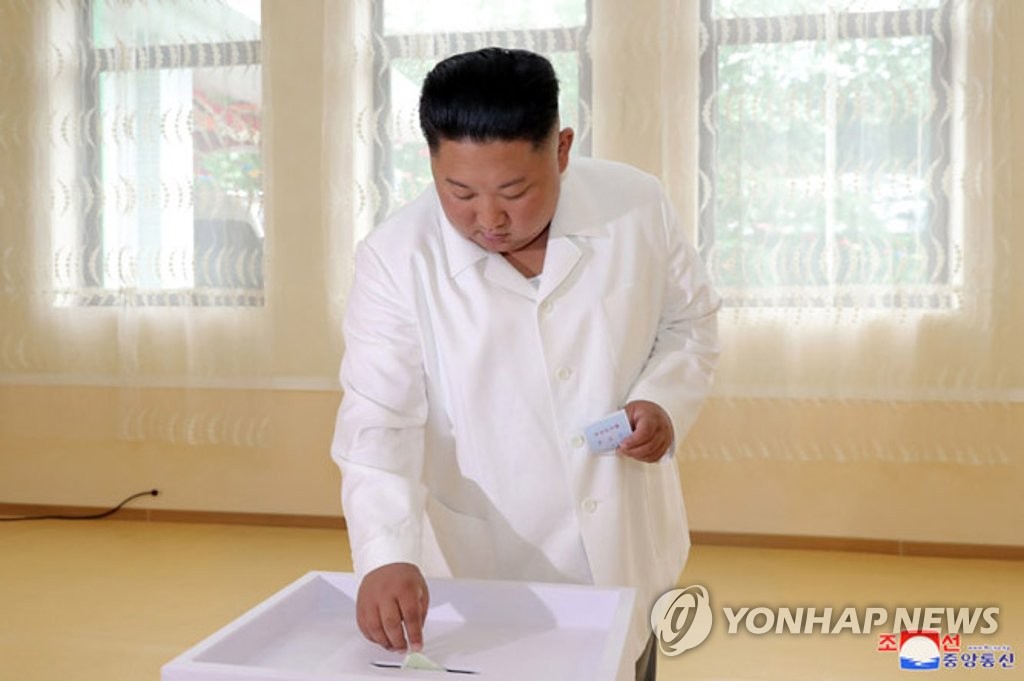 N.K. leader's voting N.K. leader's voting