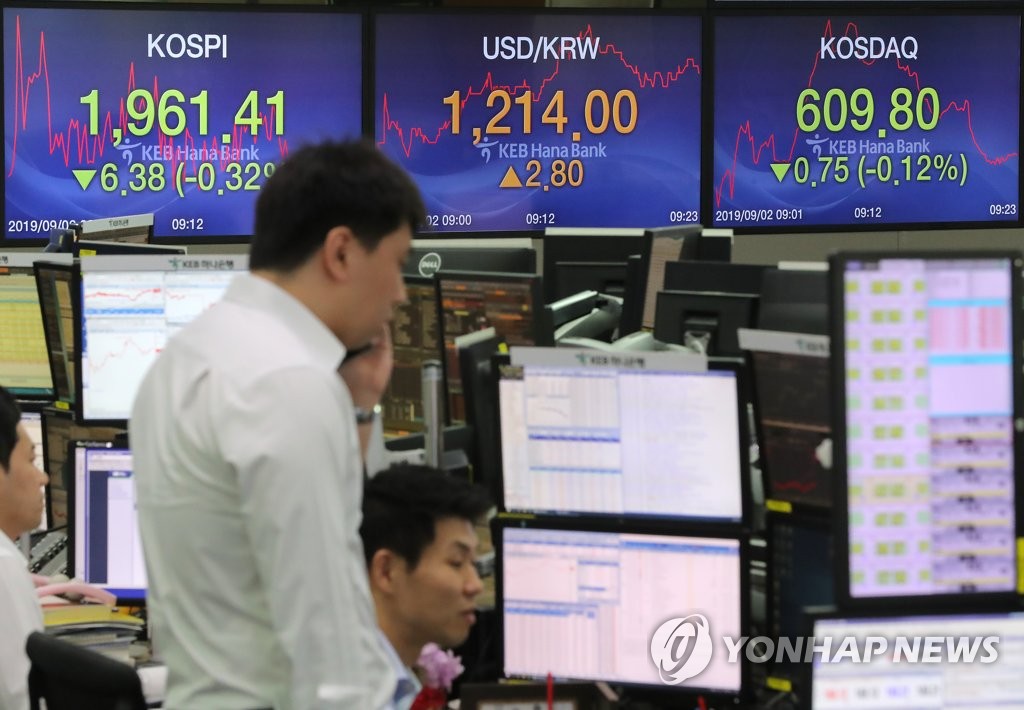 코스피 코스닥 하락출발