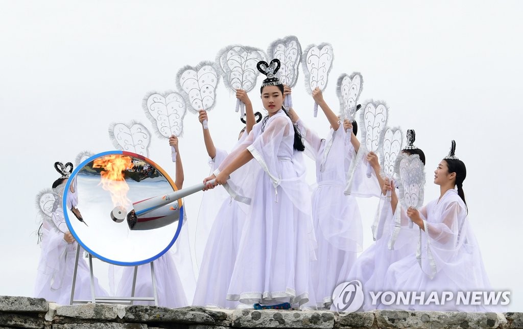 100회 전국체전 성화 22일 마니산서 첫 불꽃…13일간 대장정