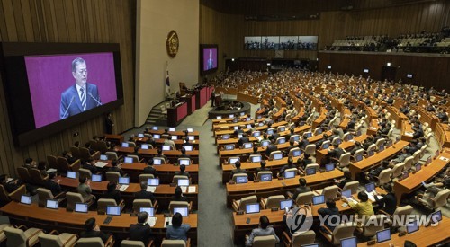 문 대통령, 내년도 예산안 시정연설