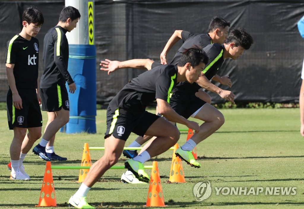 레바논과 결전 앞둔 축구대표팀