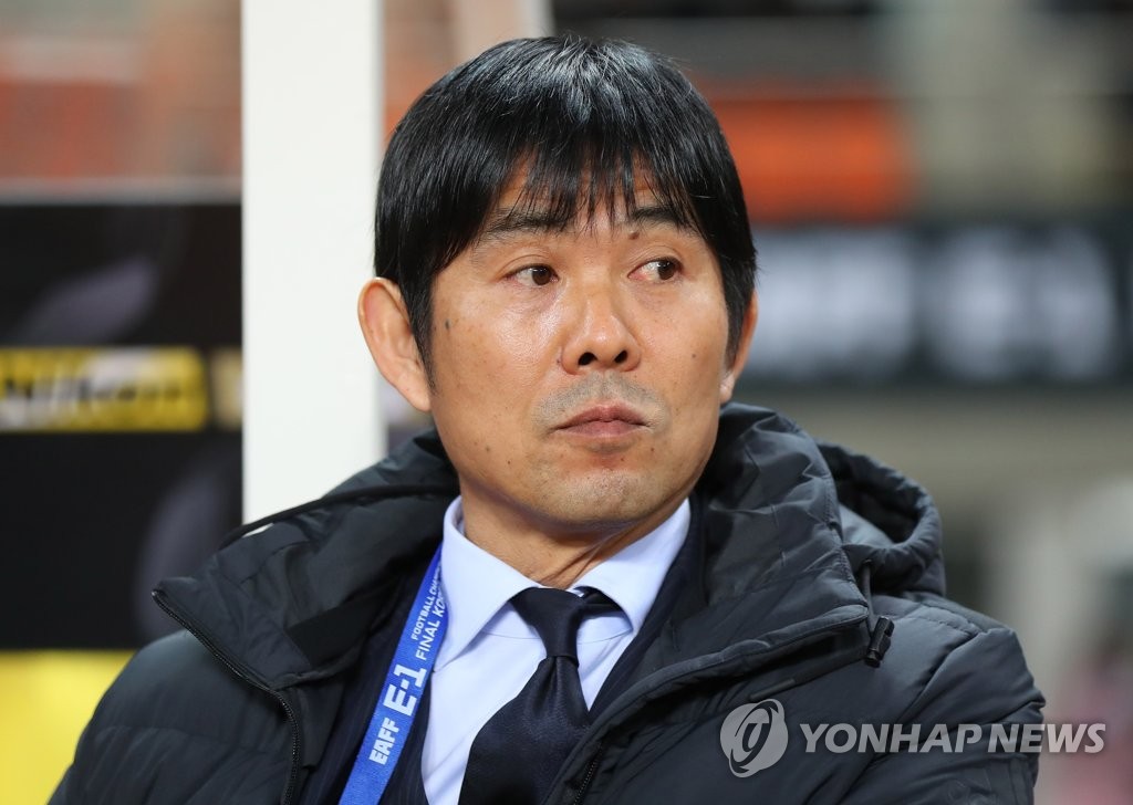 일본 축구대표팀의 모리야스 하지메 감독.