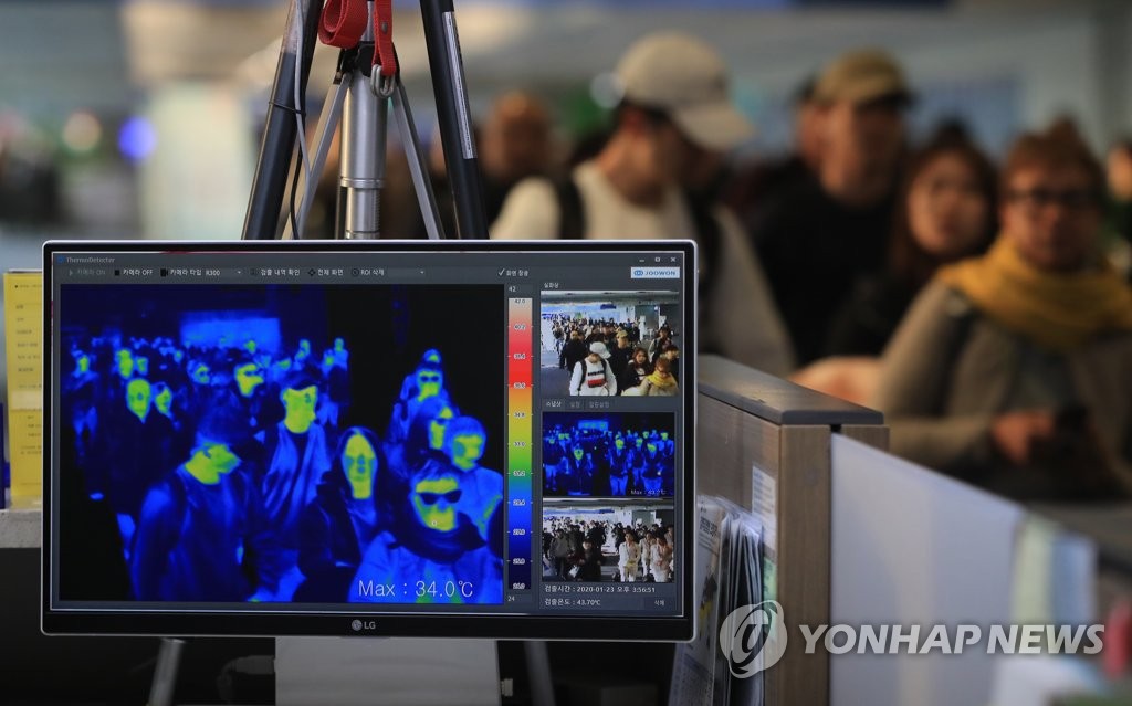 Thermal sensors at airport Thermal sensors at airport