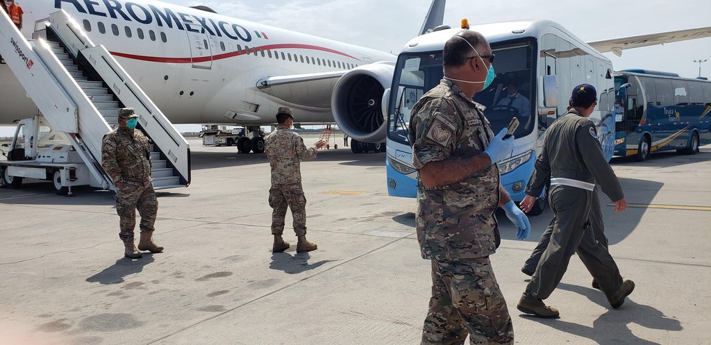 Evacuees from virus-hit Peru Evacuees from virus-hit Peru