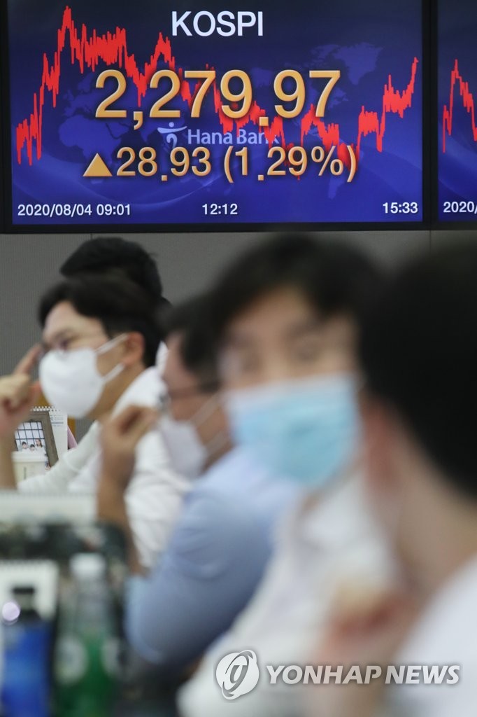 KOSPI almost hits 2-year high KOSPI almost hits 2-year high