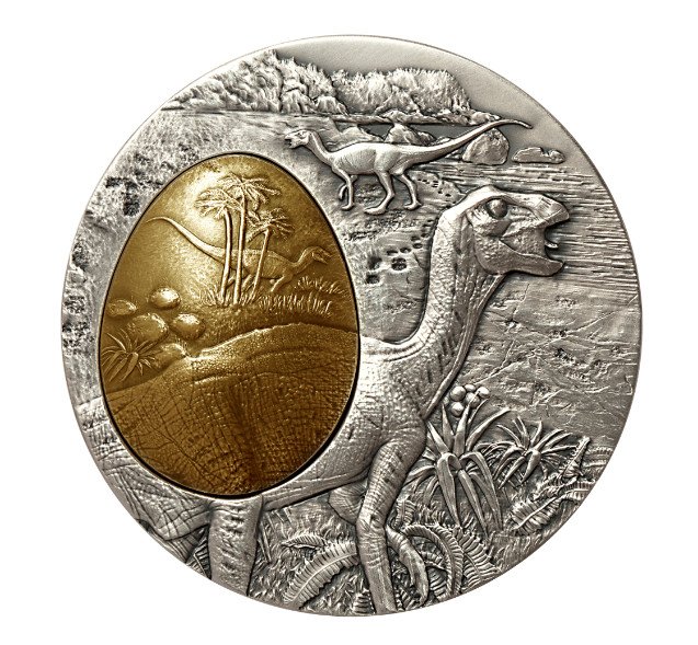 Commemorative dinosaur medal Commemorative dinosaur medal