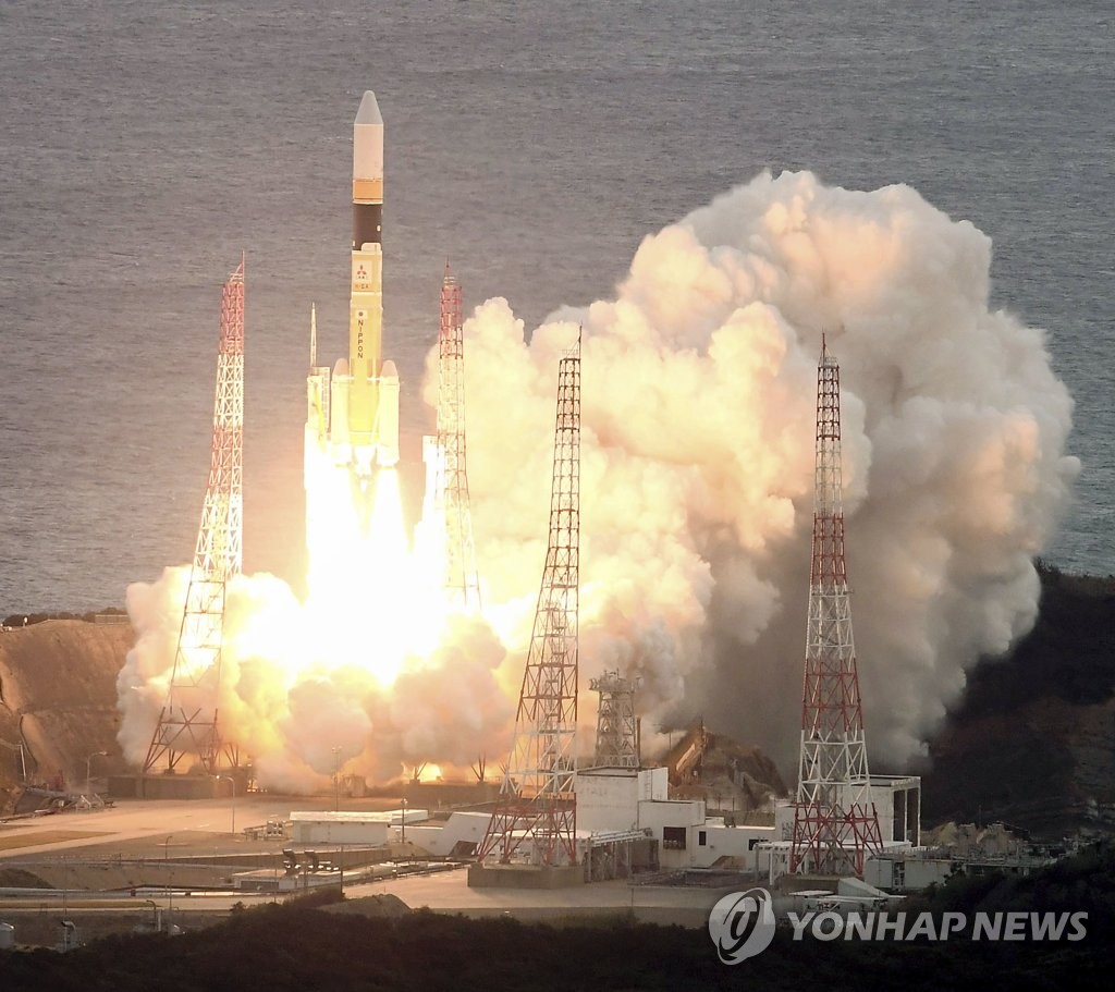 일본 '데이터중계위성 1호기' 탑재 H2A 로켓 발사 성공
