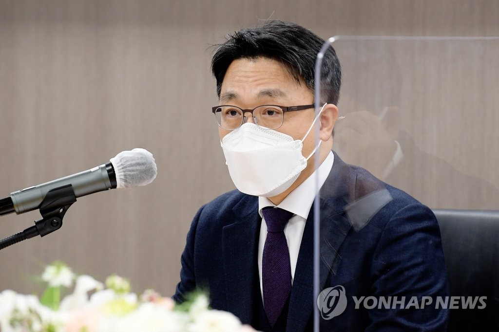 인사말 하는 김진욱 공수처장
