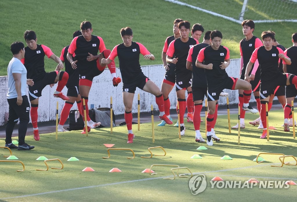 تدريبات المنتخب الأولمبي الكوري لكرة القدم قبل مواجهة هندوراس تدريبات المنتخب الأولمبي الكوري لكرة القدم قبل مواجهة هندوراس