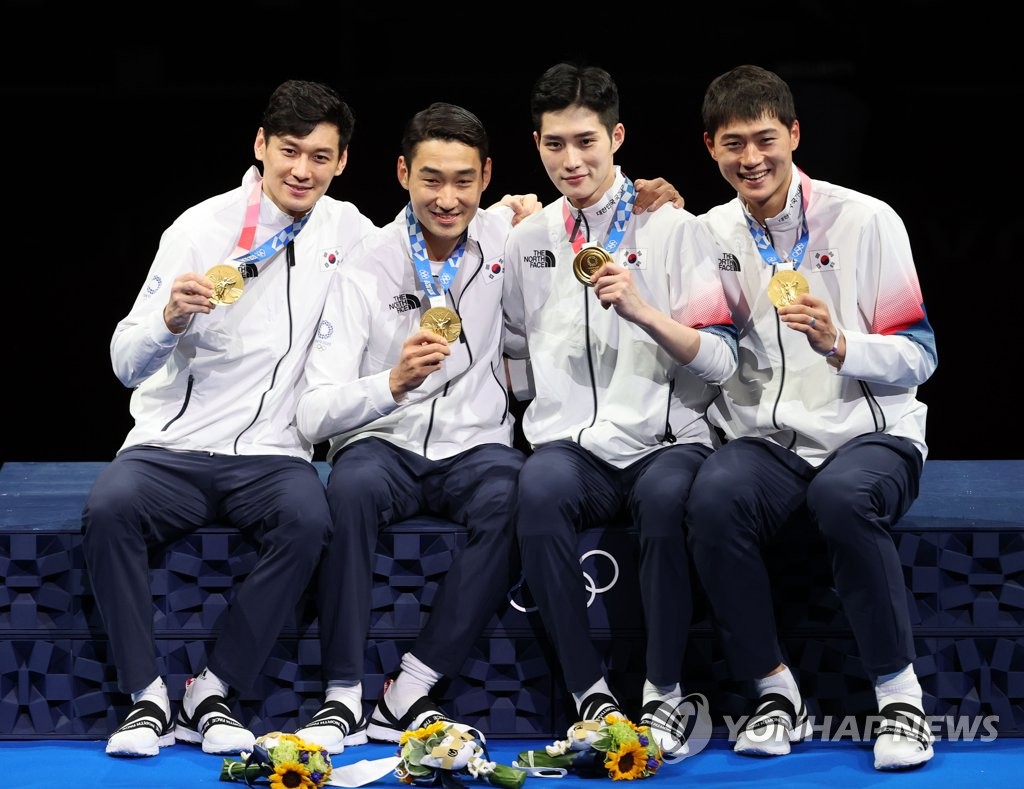 [올림픽] 한국 남자 펜싱 금메달