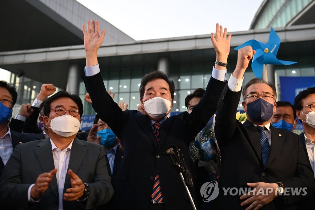 이낙연 광주, 전남서 '1위'