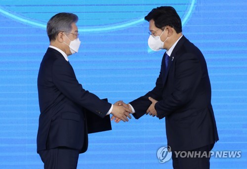 송영길 "어제 이재명 후보 확정 발표…당헌당규 따라 운영"