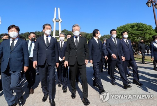이재명의 광주 행보