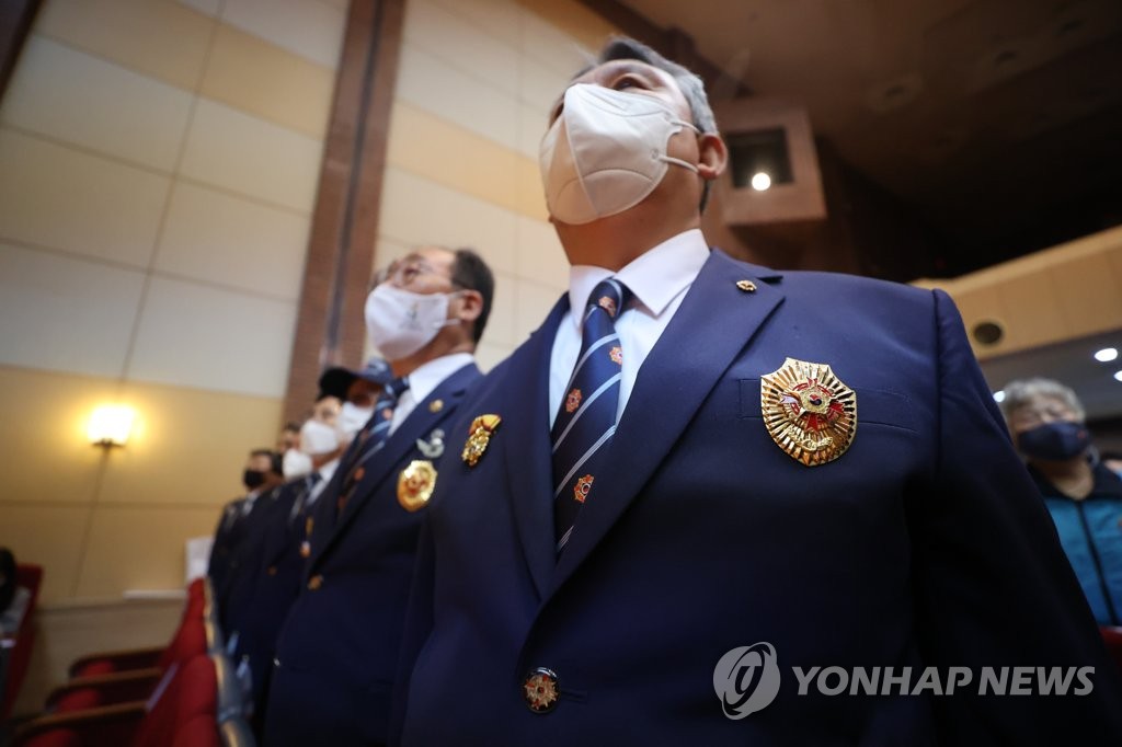 6·25전쟁 제72주년 기념행사 참석한 참전용사들