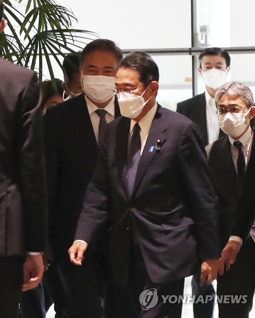 기시다 총리와 박진 외교부 장관