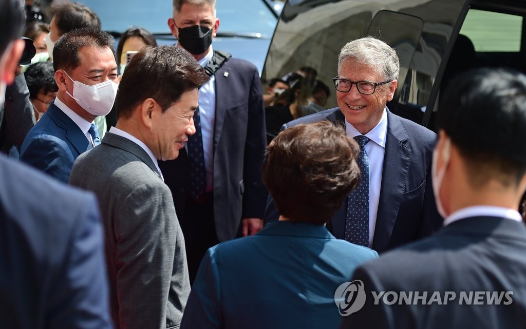 국회 방문 마친 빌 게이츠