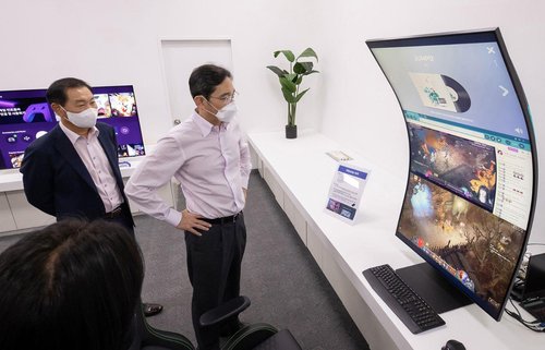 수원사업장 방문한 이재용 삼성전자 부회장