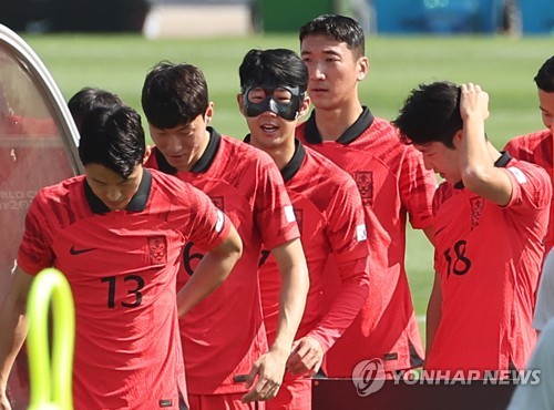 훈련 참가한 '캡틴' 손흥민