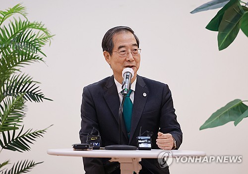 한덕수 총리, 출입기자 간담회 발언