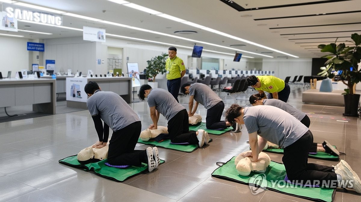 삼성전자서비스, '응급처치 및 심폐소생술 실습 교육' 실시